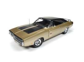 Dodge  - Charger R/T 1970 gold - 1:18 - Auto World - AMM1077 | Toms Modelautos