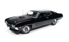 Ford - Torino Cobra 1970 black - 1:18 - Auto World - AMM1085 | Tom's Modelauto's Ford - Torino Cobra 1970 black - 1:18 - Auto World - AMM1085 | Tom's Modelauto's