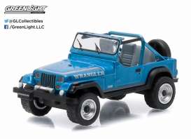Jeep  - 1987 blue - 1:64 - GreenLight - 35030B-RM - gl35030B-RM | Toms Modelautos