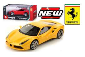 Ferrari  - yellow - 1:24 - Bburago - 26013y - bura26013y | Toms Modelautos