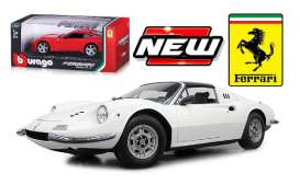 Ferrari  - white - 1:24 - Bburago - 26015w - bura26015w | Toms Modelautos