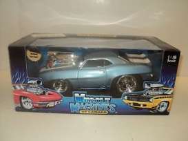 Chevrolet  - 1969 blue  - 1:18 - Muscle Machines - musm61188b | Toms Modelautos