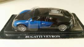 Bugatti  - 2012 black/blue - 1:43 - Magazine Models - scveyron - Magscveyron | Toms Modelautos