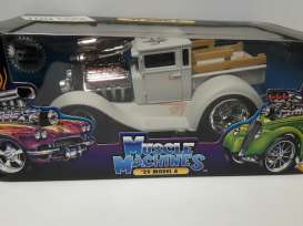 Ford  - 1929 primer white - 1:18 - Muscle Machines - musm71195pw | Toms Modelautos