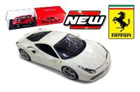 Ferrari  - white - 1:43 - Bburago - 36904w - bura36904w | Toms Modelautos