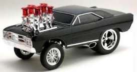 Dodge  - 1968 black - 1:18 - Muscle Machines - musm61228bk | Toms Modelautos