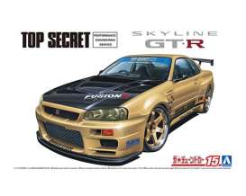 Nissan  - Skyline GT-R Top Secret 2002  - 1:24 - Aoshima - 05984 - abk05984 | Toms Modelautos