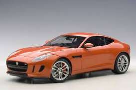 Jaguar  - 2015 orange metallic - 1:18 - AutoArt - 73653 - autoart73653 | Toms Modelautos