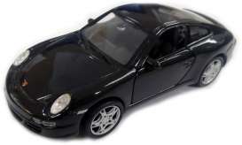 Porsche  - 2006 black - 1:18 - Welly - 18004bk - welly18004bk | Toms Modelautos
