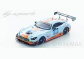 Mercedes Benz  - 2016 blue/orange - 1:43 - Spark - sf111 - spasf111 | Toms Modelautos