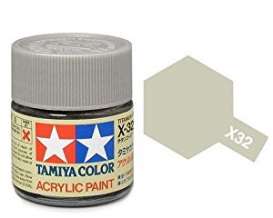 Paint  - titanium silver - Tamiya - X-32 - tamX32 | Toms Modelautos