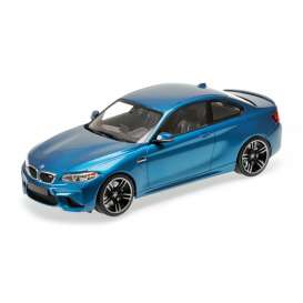 BMW  - 2016 blue metallic - 1:18 - Minichamps - 155026101 - mc155026101 | Toms Modelautos