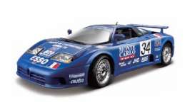 Bugatti  - blue - 1:24 - Bburago - 28010 - bura28010 | Toms Modelautos