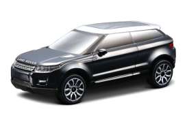 Land Rover  - 2010 black - 1:43 - Bburago - 30214bk - bura30214bk | Toms Modelautos