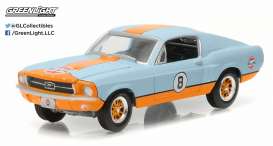 Ford  - 1967 gulf blue/orange - 1:64 - GreenLight - 13160A-GM - gl13160A-GM | Toms Modelautos