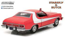 Ford  - Gran Torino *Starsky & Hutch* 1976 red/white - 1:24 - GreenLight - 84042 - gl84042 | Toms Modelautos