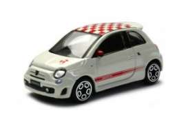 Fiat  - 2008 white/red - 1:43 - Bburago - 30199w - bura30199w | Toms Modelautos