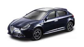 Alfa Romeo  - Giulietta 2011 blue metallic - 1:43 - Bburago - 30223b - bura30223b | Tom's Modelauto's