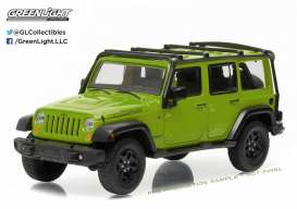 Jeep  - 2013 Gecko Green - 1:43 - GreenLight - 86078GM - gl86078GM | Toms Modelautos