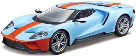 Ford  - 2017 blue/orange - 1:32 - Bburago - 43043B - bura43043B | Toms Modelautos