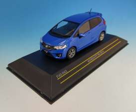 Honda  - Fit 3 2014 metallic blue - 1:43 - First 43 - F43-043 | Toms Modelautos