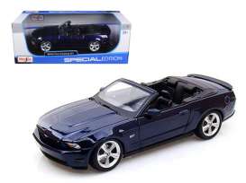 Ford - Mustang GT convertible 2010 dark blue - 1:18 - Maisto - 31158db - mai31158db | Tom's Modelauto's Ford - Mustang GT convertible 2010 dark blue - 1:18 - Maisto - 31158db - mai31158db | Tom's Modelauto's