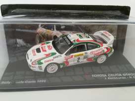 Toyota  - 1995 green/white - 1:43 - Magazine Models - RACelica2 - MagRACelica2 | Toms Modelautos