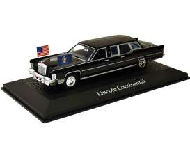 Lincoln  - 1981 black - 1:43 - Magazine Models - prc016 - magprc016 | Toms Modelautos