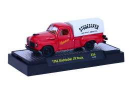 Studebaker  - 2R Truck 1952 red/white - 1:64 - M2 Machines - 32500-36B - M2-32500-36B | Toms Modelautos