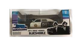 Dodge  - 1974 black/white - 1:24 - GreenLight - 84011GM - gl84011-GM | Toms Modelautos