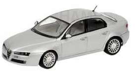 Alfa Romeo  - 159 2005 silver - 1:43 - Minichamps - 400120500 - mc400120500 | Toms Modelautos