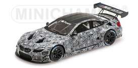 BMW  - 2016 grey/white - 1:43 - Minichamps - 437152699 - mc437152699 | Toms Modelautos