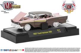 Ford  - Fairlane 500 1957 mocha - 1:64 - M2 Machines - 32500-41F - M2-32500-41F | Toms Modelautos