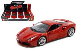 Ferrari  - red - 1:24 - Bburago - 26513 - bura26513 | Toms Modelautos