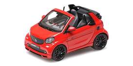 Smart  - 2016 red - 1:43 - Minichamps - 437036231 - mc437036231 | Toms Modelautos