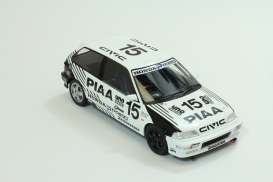 Honda  - 1991 white/black - 1:18 - Triple9 Collection - 1800102 - T9-1800102 | Toms Modelautos