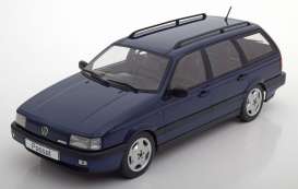 Volkswagen  - Passat B3 VR6 Variant 1988 blue metallic - 1:18 - KK - Scale - kkdc180073 | Toms Modelautos