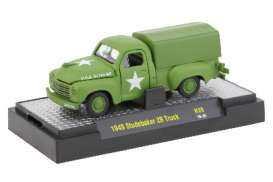 Studebaker  - 2R Truck 1949 green - 1:64 - M2 Machines - 32500-38A - M2-32500-38A | Toms Modelautos