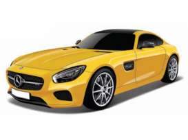 Mercedes Benz  - 2015 yellow - 1:18 - Maisto - 36204y - mai36204y | Toms Modelautos