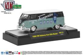 Volkswagen  - 1960 black/green - 1:64 - M2 Machines - 32500WC12B - M2-32500WC12B | Toms Modelautos