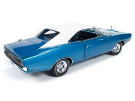 Dodge  - 1969 blue - 1:18 - Auto World - AMM1100 | Toms Modelautos