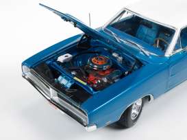 Dodge  - 1969 blue - 1:18 - Auto World - AMM1100 | Toms Modelautos