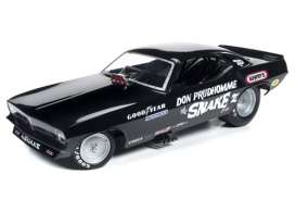 Plymouth  - 1973 black - 1:18 - Auto World - 1177 - AW1177 | Toms Modelautos