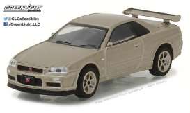 Nissan  - Skyline 2001 gold - 1:64 - GreenLight - 29880D - gl29880D | Toms Modelautos