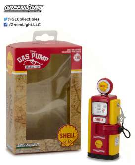 Accessoires diorama - 1948 yellow/red - 1:18 - GreenLight - 14010B - gl14010B | Toms Modelautos