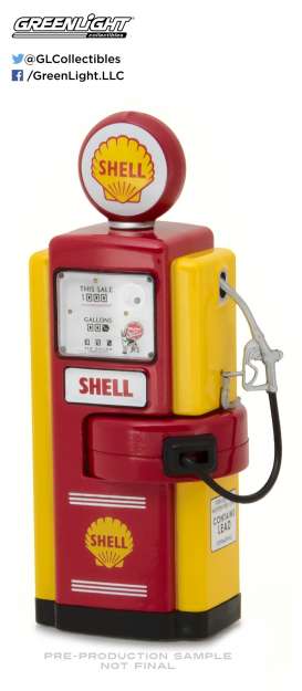 Accessoires diorama - 1948 yellow/red - 1:18 - GreenLight - 14010B - gl14010B | Toms Modelautos