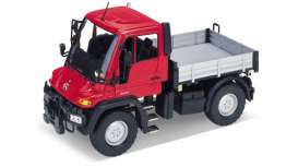 Unimog  - red/grey - 1:24 - Welly - 22098r - welly22098r | Toms Modelautos