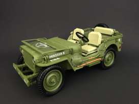 Jeep Willys - US Army 1944 army green - 1:18 - American Diorama - AD-77404 - AD77404 | Toms Modelautos