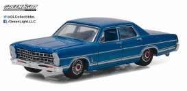 Ford  - 1967 acapulco blue - 1:64 - GreenLight - 29850B - gl29850B | Toms Modelautos