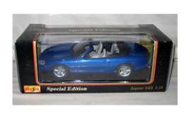 Jaguar  - 1998 blue - 1:18 - Maisto - 31836b - mai31836b | Toms Modelautos